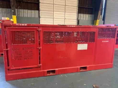 offshore basket / container for wireline equipment